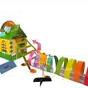 Usakiibebe St Patrick's Day Leprechaun Trap Kit - St. Patricks Day Decorations Leprechaun Trap Crafts Kit for Kids St Patricks Day Party Supplies (Rainbow Box)