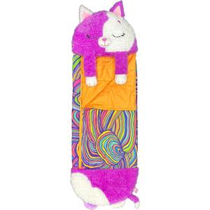 Happy Nappers 2-in-1 Pillow & Sleepy Sack Muffin the Kitty 66x30 Large