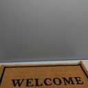 PLUS Haven Coco Coir Door Mat with Heavy Duty Backing, Welcome Doormat, 17.5x30 Size, Easy to Clean Entry Mat, Beautiful Color and Sizing for Outdoor and Indoor uses, Home Dcor