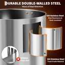 Garvee 70 Cup Commercial Coffee Urn, 10L Stainless Steel