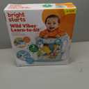 Bright Starts Learn-to-Sit 2-Position Baby Floor Seat with Toys, Unisex, 4-12 Months, Wild Wiggles