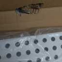 Aecxm 2-Pack 1.64x4ft Adjustable Garage Wall Shelving 560lbs Load Capacity Heavy Duty Wall Mounted Storage Shelf Metal Floating Shelves for Garage(White)