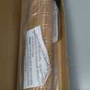 LazBlinds No Tools No Drill Bamboo Roller Shades, Cordless Bamboo Blinds, Light Filtering Roll Up Blinds for Windows, French Door, Porch or Patio Privacy Screen, 26'' W x 70'' H, Brown206