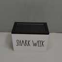 Tampon Holder for Bathroom, Pad And Tampon Organizer with Tray Lid, Wood Feminine Product Organizer Shark Week Tampon Storage, Bathroom Accessories Small Storage Box - White