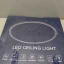 24 Inch Large LED Flush Mount Ceiling Light with Remote 56W 5600LM Dimmable, 24Inch-1Pack