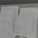 KOUFALL Small Window Curtains White Short 24 Inch Length Semi Blackout for Kitchen Bathroom Door Laundry Room