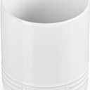 Le Creuset Stoneware Signature Straight Wall Utensil Crock, 1 qt., White