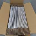 HORLIMER 11x8x2 inches Shipping Boxes Set of 25, White Corrugated Cardboard Box Literature Mailer