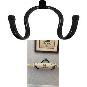 Rolling Pin Holder Rolling Pin Display Rack Rolling Pin Storage Organizers, Home Decor kitchen Wall Mount Hooks  Wall Hanging Multi Purpose Bottle Rack - Hardware Included - No Rolling Pin