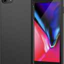 JETech Silicone Case for iPhone SE 3/2 (2022/2020 Edition), iPhone 8 and iPhone 7, 4.7-Inch, Silky-Soft Touch Full-Body Protective Case, Shockproof Cover with Microfiber Lining (Black)