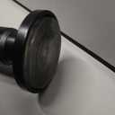 Ivilon Tension Curtain Rod - Spring Tension Rod for Windows or Shower, 36 to 54 Inch. Black