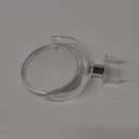 Masirs Clear Makeup Organizer with Mirror  16-Compartment Cosmetic and Jewelry Holder, 4-Drawer Vanity Storage, Elegant Clear Design for Makeup and Accessories