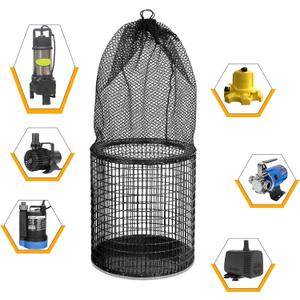 Submersible Pump Screen for Submersible Water Pump Under 12In X 27In with Drawstring the Submersible Pump when Pumping Water from Lakes, Ponds or Rivers/Suitable for Most Pumps