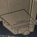 VIVOHOME Bathroom Exhaust Fan with Light, 160CFM Humidity Sensor & 3CCT LED