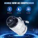 Air Conditioner AC Compressor with Clutch for Toyota RAV4 3.4L 3.5L 2006 2007 2008 2009 2010 2011 2012, for Venza 3.5L 09 10 11 12 13 14 15 16, for Lexus ES350 3.5L 2007-2012
