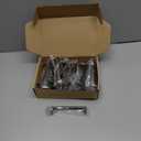 Ravinte 35 Pack Solid 5 Inch Kitchen Square Cabinet Handles Matte Black Pulls Drawer Pulls Kitchen Cabinet Hardware Flat Black Handles