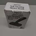 Self Cleaning Shedding Brush - Skin Friendly Grooming Tool for Dogs, Cats, and Puppies, Deshedding and Hair Removal for Long and Short Haired Pets, Black