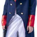 PGOND Boy's Napoleon French Emperor Costume (M/7-9Y)