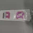 2 Pack Personalized Initial Luggage Tags for Suitcases with Chenille Letter, Cute Leather Luggage Tag Monogrammed Tags for Baggage Bag Travel Gifts for Women Kids Teens(White, D)