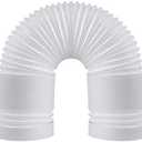 Air Conditioner Exhaust Vent Hose - 5.9" Diameter, 80" Length, Angooni Universal Counter-Clockwise Thread Air Vent Compatible with Honeywell, Whynter, Frigidaire, LG, Toshiba, Delonghi, JHS