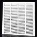 24"x24" Duct Opening Return Air Grille,Air Return Vent Cover Grill for Sidewall and Ceiling,Solid Steel AC Vent Cover HVAC Cold Air Intake Grille Without Filter House,Outer Dimension:25.75X25.75"