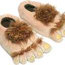 Winter Warm Slippers Memory Foam Home Shoes Adult Women Indoor Non-slip Slippers, Large Women/One Size Men