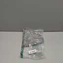 Cotton Linen Round Placemats Set of 4, HADEEONG Table Mats Cloth Placemats, Washable Wrinkle Resistance, Scalloped & Embroidered Fabric Placemats, 15.5 inch (Dark Grey, 4)