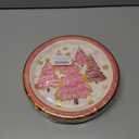 40Pcs 9 Inch Christmas Plates Merry Christmas Disposable Paper Plates Gold Foil Pink Xmas Tree Party Plates for Holiday Party Dinner Tableware Supplies Decor