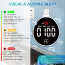 USB 2-in-1 Gas & Carbon Monoxide Detectors with Touch Screen, Plug-in/USB-A/USB-C Powered CO & Gas Detector Alarm, CO, Natural Gas, Propane, Methane, Explosive Gas Alarm (2-Pack)