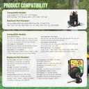 Ignition Switch 925-06119C with 2 Keys & Starter Solenoid Relay 725-06153A Kit Compatible with Cub Cadet XT1 XT2 LT42 LT46 LT50 LT54 / RZT/Z-Force/MTD/Troy-Bilt/Craftsman Riding Mowers