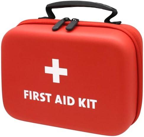 Faylapa Travel First Aid Pouch, Empty First Aid Bag, 9x7x3 inches Portable Outdoor First Aid Medical Storage Organizer Bag for Travel, Boat, Office, Sports, Hiking, Outdoor(Bag Only)