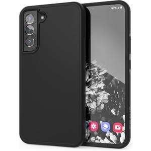 Crave for Galaxy S22 Plus Case, Shockproof Protection Dual Layer Case for Samsung Galaxy S22 Plus (6.6 inch) - Black
