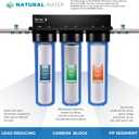 iSpring F3WGB32BPB 4.5 x 20 3-Stage Whole House Water Filter Replacement Pack w/Sediment, Carbon Block, and US-Made Lead Reducing Cartridges, Fits WGB32B-PB