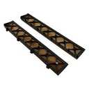 Teak Interlocking Tile End Pieces (Loop, Pin or Corner)
