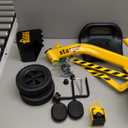 stargo Kids Excavator Sand Digger Tricycle with Pedals, Handlebar, Scooper and Rotating Wheel, Ride On Excavator Construction Toy Trike for Toddler Boy