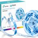 Kasa Smart LED Light Strip, 16.4ft WiFi LED Strip Works with Alexa, Google Home, SmartThings, High Brightness with 16 Million Colors, RGB, Grouping, Adjustable Length, Up to 25,000 Hours (KL400L5) (Multicolor)