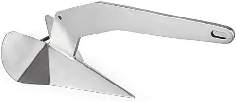ISURE MARINE Stainless Steel Delta/Wing Style Boat Anchor Heavy Duty Triangular Anchor  Wing Style Triangle Anchor (11 lb/5 kg)