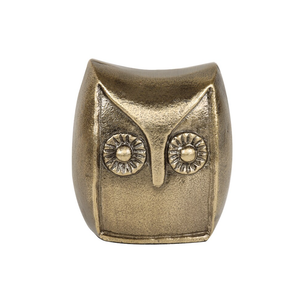  HD Designs Aluminum Owl - Gold