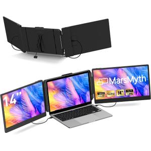 S2 14-inch Laptop Screen Expander, 1920x1080 IPS Display, 60Hz Refresh Rate, C-Type HDMI Input, Portable Monitor for Laptop - Ideal for Travel, Home Office and Dual-Screen Setups