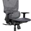 HUANUO Ergonomic Office Chair  High Back Mesh Chair with 5-Level Lumbar Support, Adjustable Headrest & Armrests, Rocking Tilt, Comfortable Computer Desk Chair for Home Office or Gaming