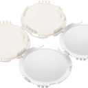 4Pcs 167mm(2.57in) Wheel Center Caps Wheel Rims Replacement 9597973 05449# 05642# Silver Hub Caps, Compatible with 2010-2017 Terrain 17 inch Wheel