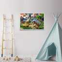 Dinosaur World 100 Piece Puzzle for Kids Ages 5-8 - Children's Learning Educational Toy Gift for Girls 5-10 Years Old (15" X 10")