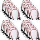 Sadnyy 24 Pcs Baseball Birthday Party Favors Baseball Drawstring Bags Softball Backpack Swag Bag Ideas Gift for Team(White, Red)