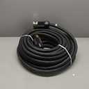 Southwire Extra Duty Outdoor Extension Cord, 100Ft, 8 Gauge, 50 AMP, Twist-to-Lock, Generator Cord, SEOW, Black, 19190008