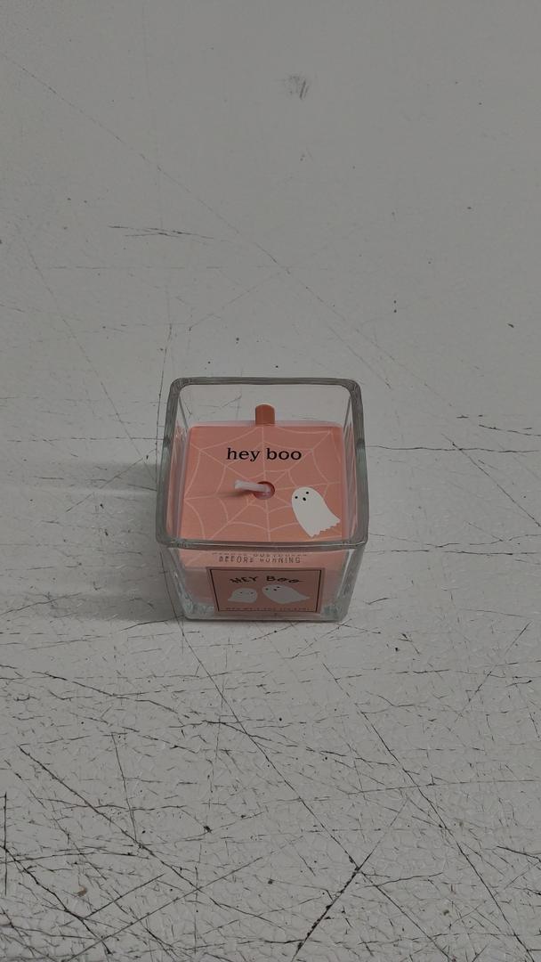 Square Candle-Hey Boo