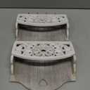 Mail Organizer with Key Holder,2-Slot Mail Holder with 4 Key Hooks for Wall Decorative, Wooden Hanging Organizer for File Letter in Shelf Home Farmhouse Decor for Entryway Office