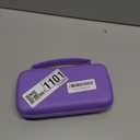 BOVKE Hard Calculator Case for Texas Instruments TI-84 Plus CE Color Graphing Calculator/TI-84 Plus/TI-83 Plus CE, Extra Zipped Pocket for USB Cables, Charger, Manual and More, Purple