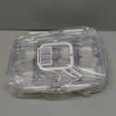 Snackle Box Container with 8 Removable Stainless Steel Compartments Divided Snack Tray with Portable Handle for Beach, Road Trip, Picnic, Boat Days, Ball Games, Pool and Parties