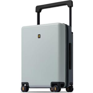 LEVEL8 Wide Handle Carry on Luggage, 20 Inch Hardshell Suitcase, Celadon