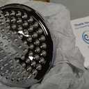 High Pressure Shower Head - Anti-Clogging Silicone Nozzles - 2.5 GPM Removable Restrictor - Easy to Clean Adjustable Replacement - easy to install with Plumbers Tape - 6 inch - Classic Chrome Finish